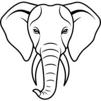 elefante illustrazioni - ideale per a tema safari arredamento, figli di libri, e eco-friendly il branding vettore