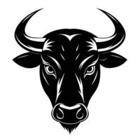 forte Toro testa illustrazioni - ideale per gli sport squadra loghi, steakhouse marchio, e a tema western arredamento vettore