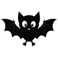 carino spaventoso pipistrello illustrazione - Perfetto per Halloween inviti, bambini' festa forniture, e capriccioso arredamento vettore