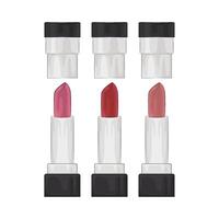 illustrazione di rossetto impostato vettore