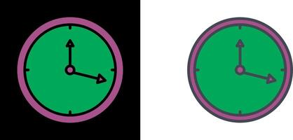 disegno dell'icona dell'orologio vettore