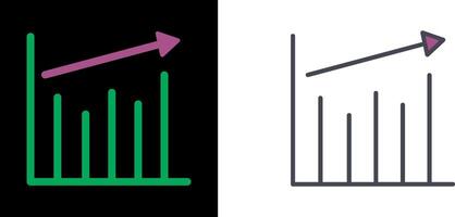 statistica icona design vettore