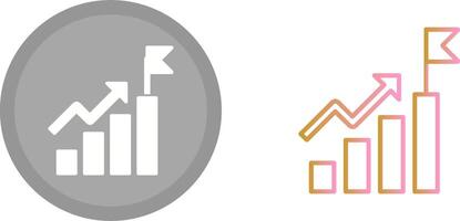 statistica icona design vettore