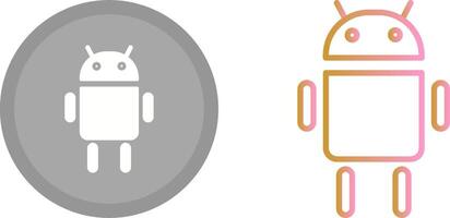 androide icona design vettore