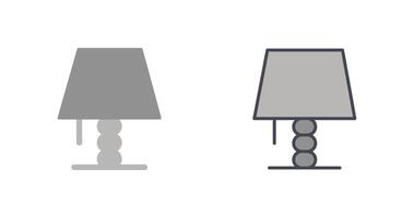 disegno dell'icona della lampada vettore