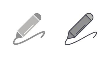 disegno dell'icona della matita vettore