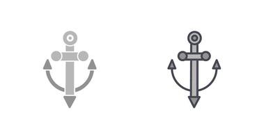 disegno dell'icona di ancoraggio vettore