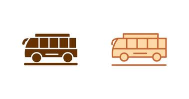autobus icona design vettore