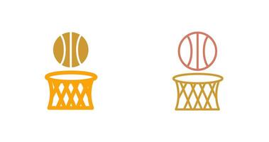pallacanestro icona design vettore