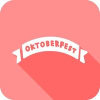 oktoberfest bandiera icona design vettore