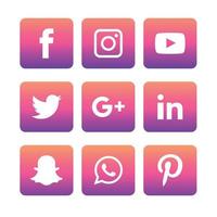 social media icone piatte tecnologia, rete. sfondo gruppo faccina sorridente vendita. condividi, mi piace, illustrazione vettoriale twitter, youtube, whatsapp, snapchat, facebook, instagram, tiktok, tok