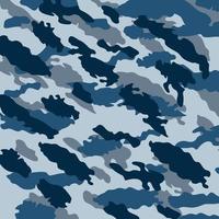 blu mimetico strisce astratte modello senza cuciture marina militare illustrazione vettoriale