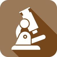 disegno dell'icona del microscopio vettore