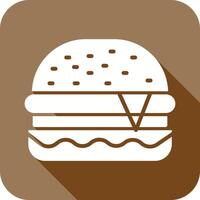 disegno dell'icona di hamburger vettore