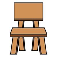 cartone animato sedia.illustrazione vettoriale