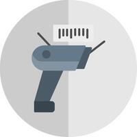 scanner piatto scala icona vettore