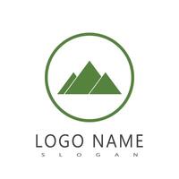 montagna logo modello simbolo design vettore