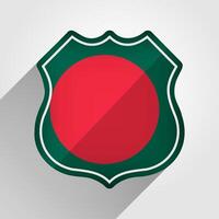 bangladesh bandiera strada cartello illustrazione vettore