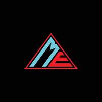 m, e, me lettera logo design vettore