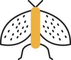 insetti spellato pieno icona vettore