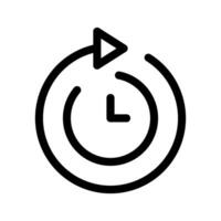 tempo gestione icona simbolo design illustrazione vettore