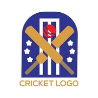 cricket logo design vettore