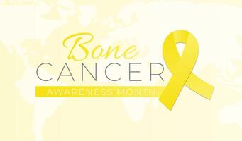 sarcoma osso cancro consapevolezza mese sfondo illustrazione vettore