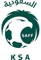 il logo di il nazionale calcio squadra di Arabia arabia vettore