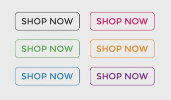 acquista ora testo pulsanti web etichetta icona pulsante web e-commerce acquista o acquista vettore