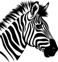 zebra - alto qualità logo - illustrazione ideale per maglietta grafico vettore