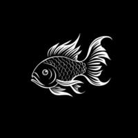 pesce rosso - alto qualità logo - illustrazione ideale per maglietta grafico vettore