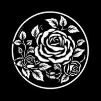 Rose, minimalista e semplice silhouette - illustrazione vettore