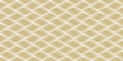 motivo geometrico con linee di onde dorate trama elegante