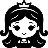 Principessa - alto qualità logo - illustrazione ideale per maglietta grafico vettore
