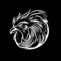 Gallo - minimalista e piatto logo - illustrazione vettore