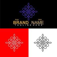 lusso bellezza donne terme moderno logo design vettore