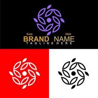 lusso bellezza donne terme moderno logo design vettore