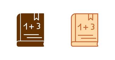 matematica icona design vettore