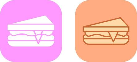 disegno dell'icona del panino vettore