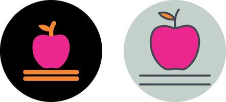 disegno dell'icona della mela vettore