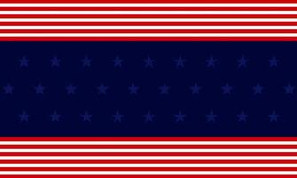 America sfondo con stelle e strisce, modello design per manifesto, striscione, sociale media. illustrazione vettore