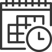 calendario icona simbolo Immagine per programma o appuntamento vettore