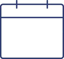 calendario icona simbolo Immagine per programma o appuntamento vettore