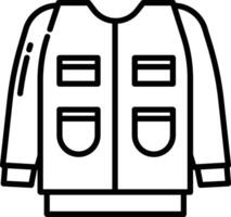 cappotto schema illustrazione vettore