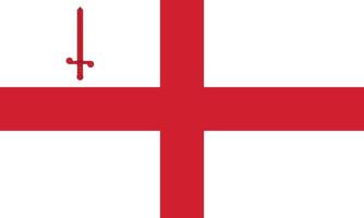 bandiera di Londra città, unita regno vettore