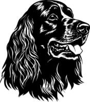 cocker spaniel - alto qualità logo - illustrazione ideale per maglietta grafico vettore