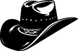 cowboy cappello - minimalista e piatto logo - illustrazione vettore