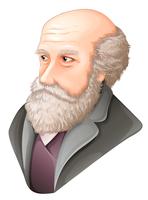 Charles Darwin vettore