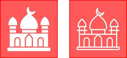 moschea icona design vettore