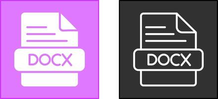 docx icona design vettore